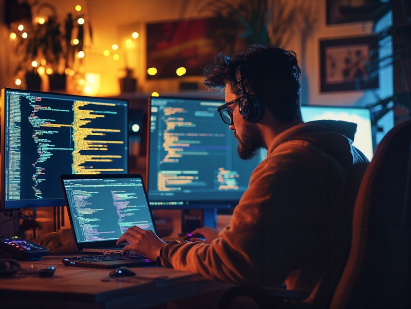 Estudiante aprendiendo estrategias de inversión online